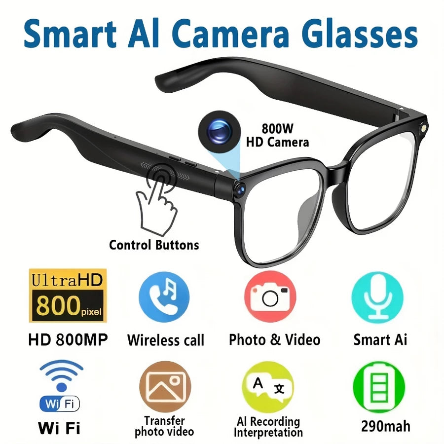 AI Smart Sunglasses Camera with photochromic